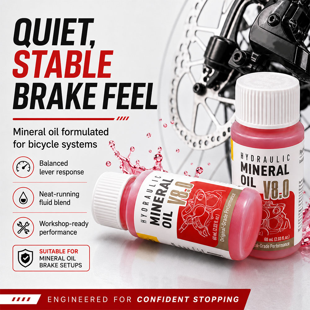 Hydraulic Brake Bleed - 2 Bottles Special Mineral Oil for