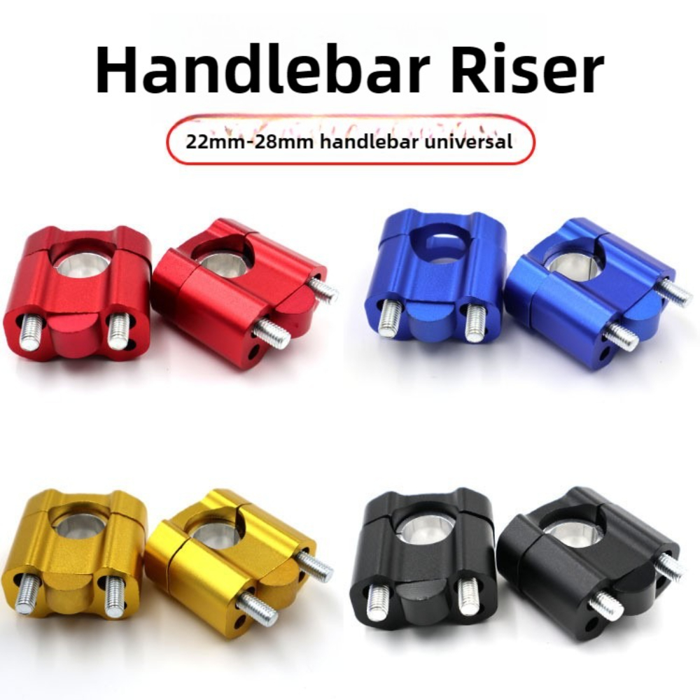 Handlebar Riser Stem - 22MM 28MM CNC Handlebar Clamp Accessories