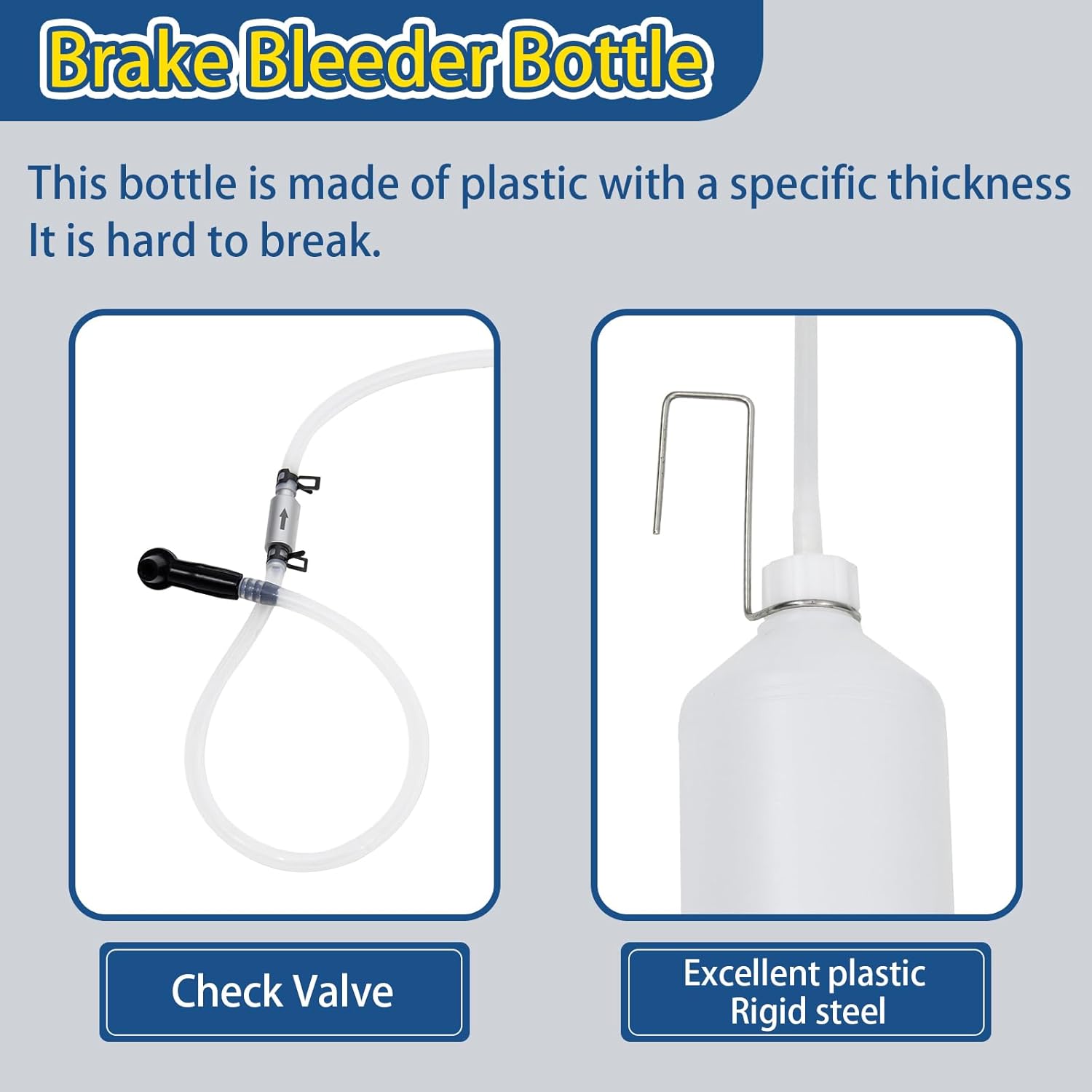 1L Brake Fluid Bleeder Kit wit - Hydraulic Brake Bleed recension och pris