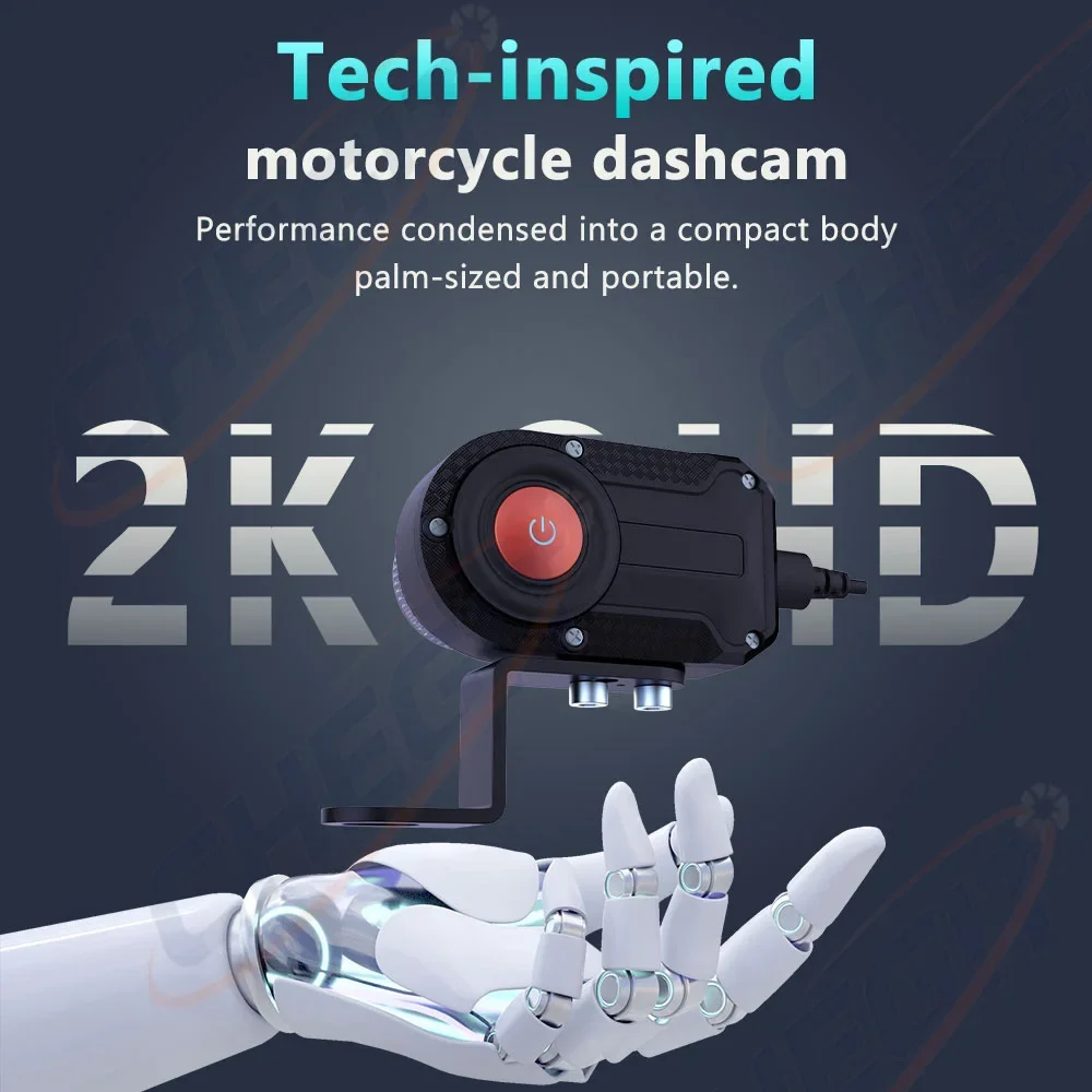 Motorcycle DVR 2K HD WiFi With - Mountain Biking Videos recension och pris