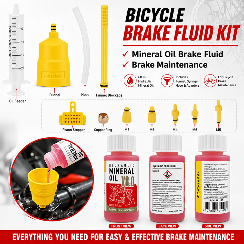 2 Bottles Special Mineral Oil  - Hydraulic Brake Bleed recension och pris