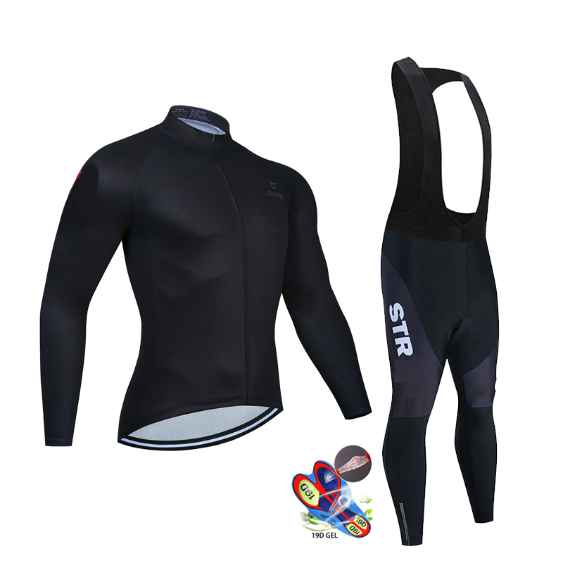 Autumn Black Cycling Jersey Se - Mountain Biking Trousers recension och pris