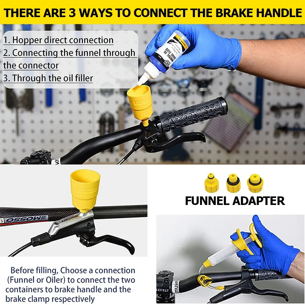 Bicycle Brake Mineral Oil ，Bic - Hydraulic Brake Bleed recension och pris