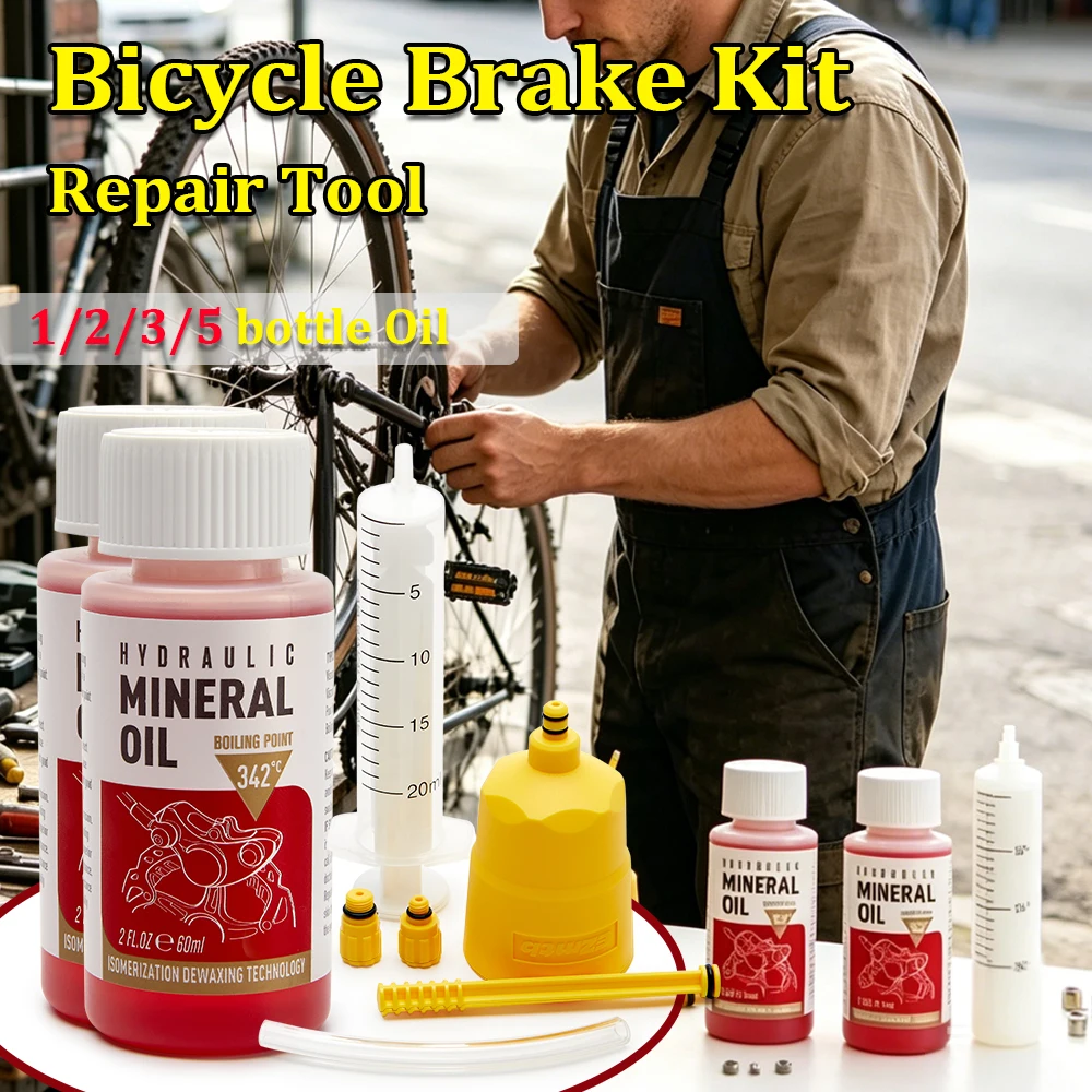 Bicycle Brake Mineral Oil 60ML - Hydraulic Brake Bleed recension och pris