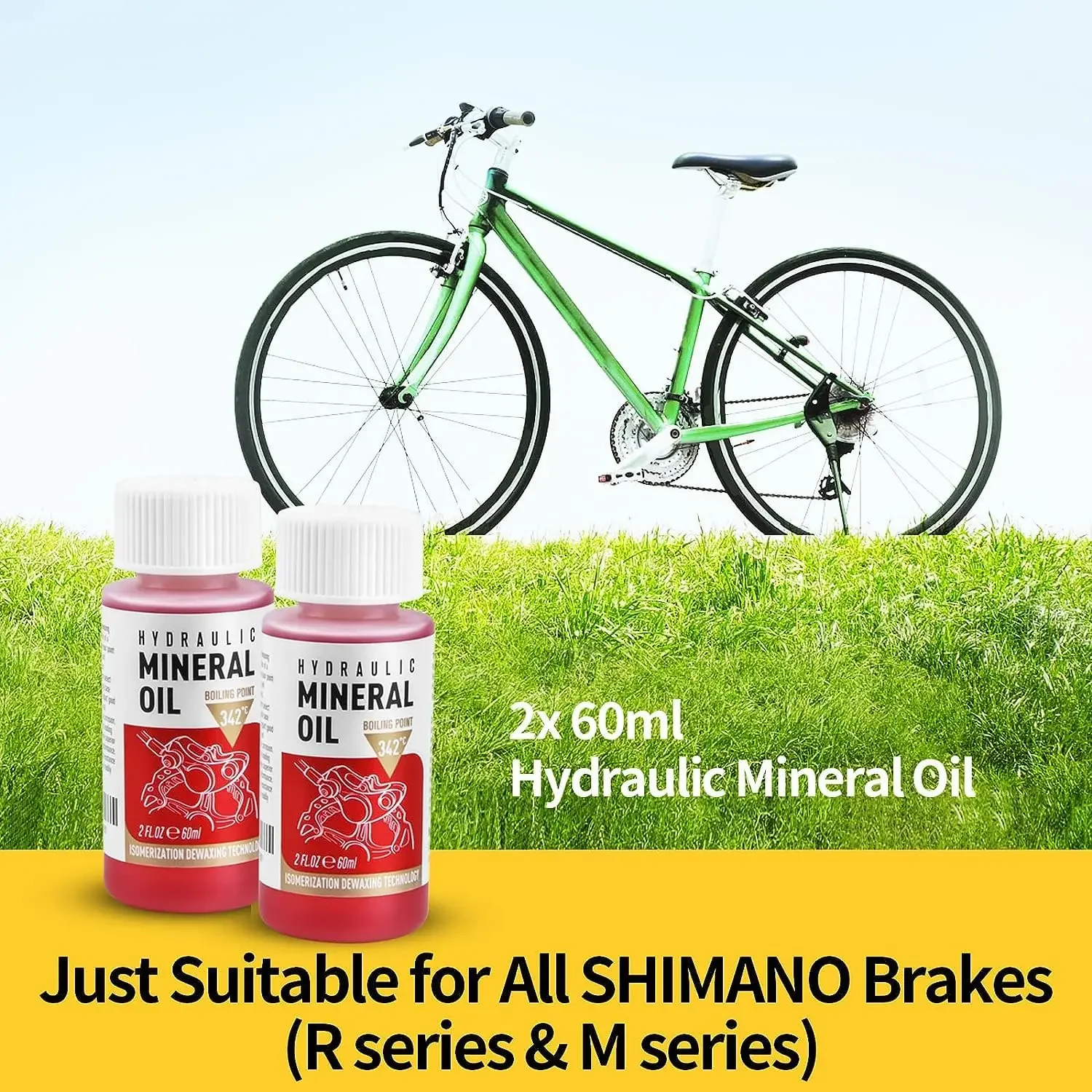 Bicycle Brake Mineral Oil 60ML - Hydraulic Brake Bleed recension och pris